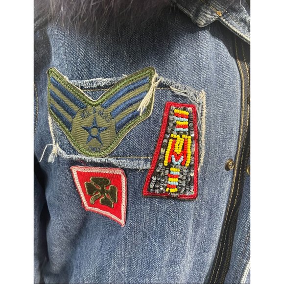 Mr. & Mrs. Italy Patchwork Fur Lined Parka - Picture 13 of 16